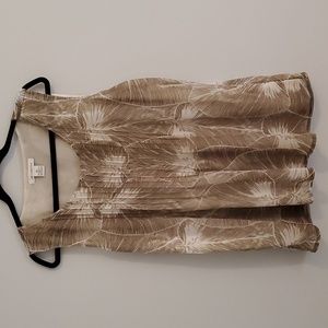 Womens Liz Claiborne lined tank/shell size XL